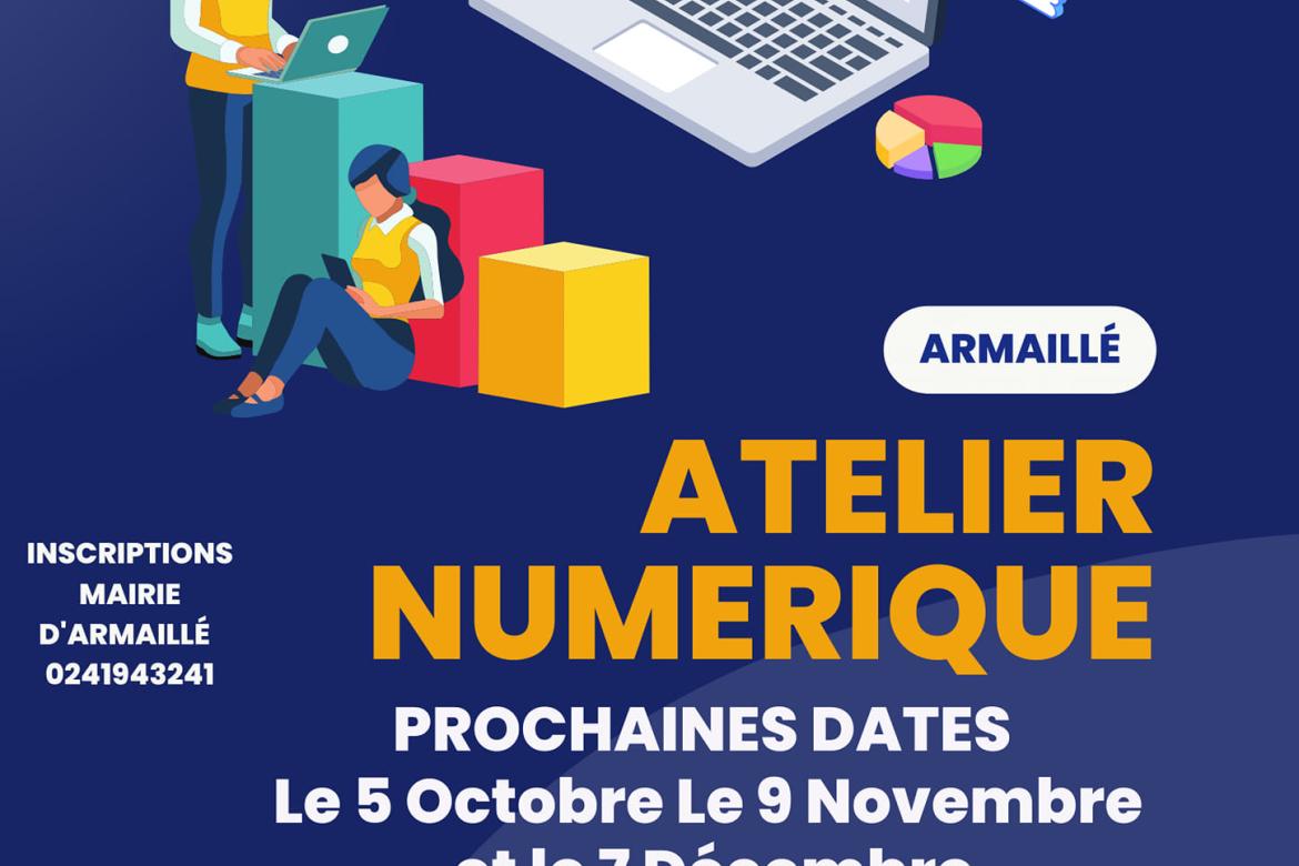 Atelier numérique d'octobre à décembre 2023