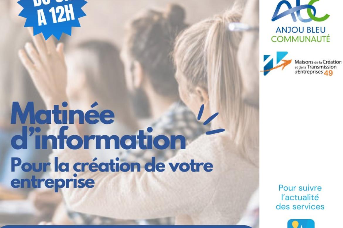 Matinée d'Information à la création d'entreprise