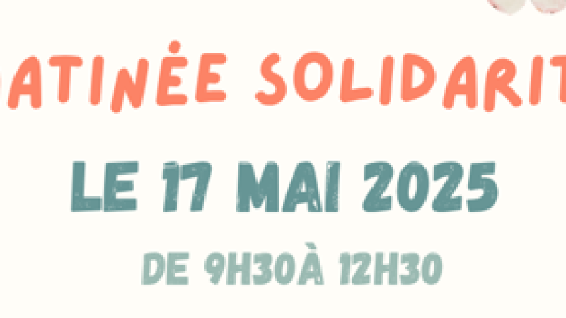 Matinée solidarité