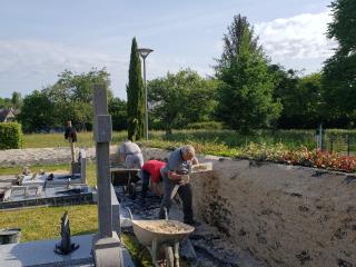 mur cimetière