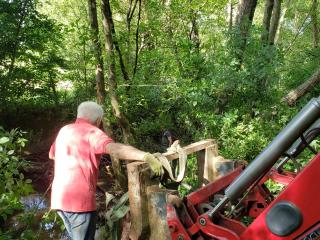 Travaux chemin