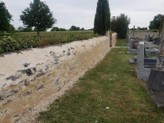 mur cimetière