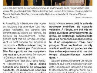 Cérémonie des voeux
